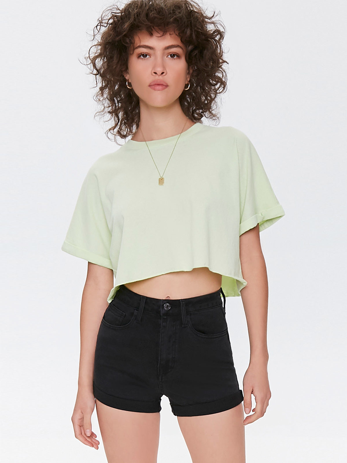 מכנסי שורט ג'ינס