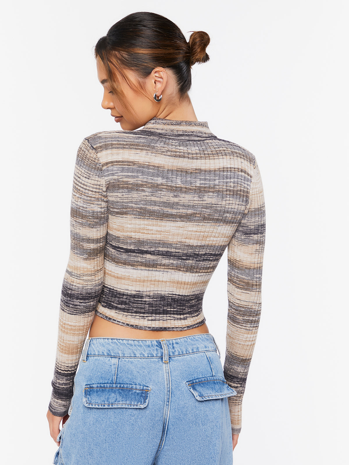 קרדיגן קרופ Space Dye