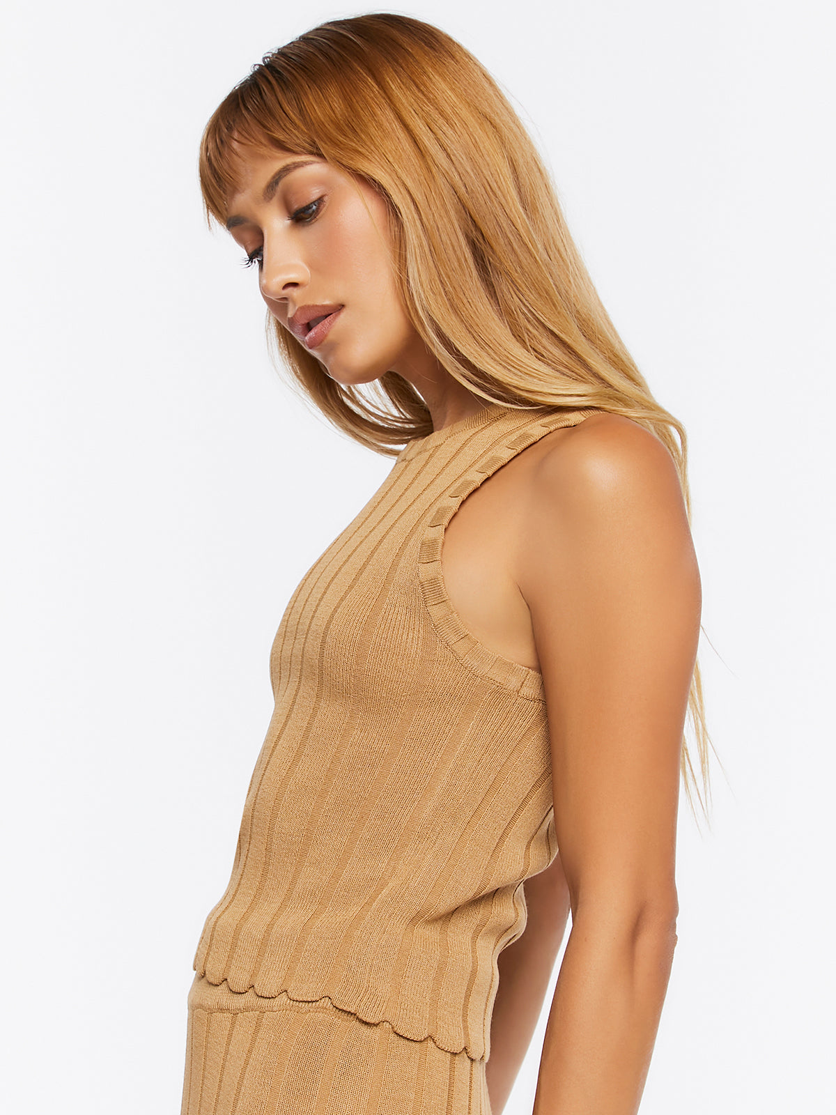 גופיית ריב בטקסטורת פסים