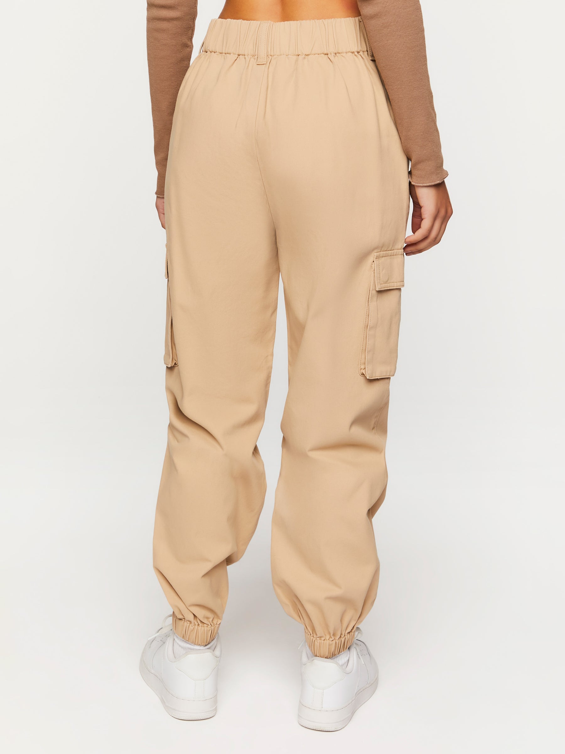 מכנסי CARGO בשילוב מנג'טים- FOREVER 21|פוראבר 21