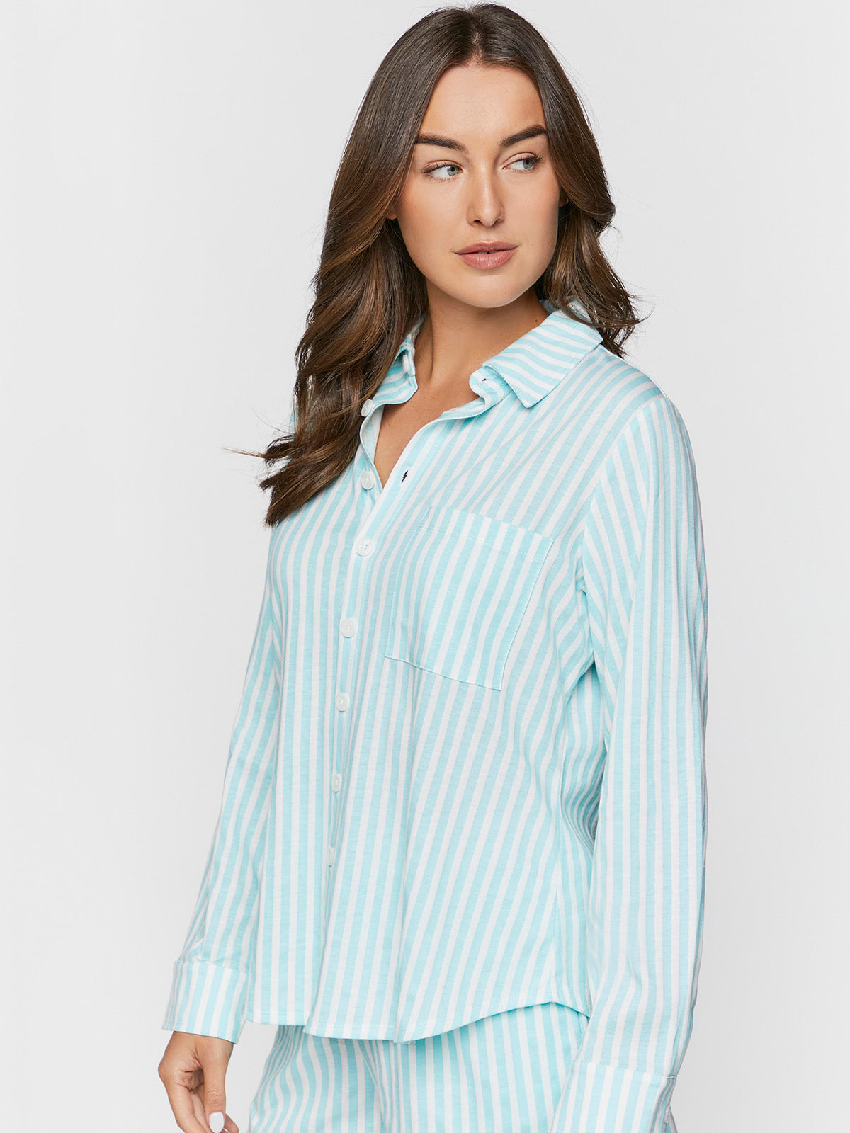 חולצת פיג'מה מכופתרת