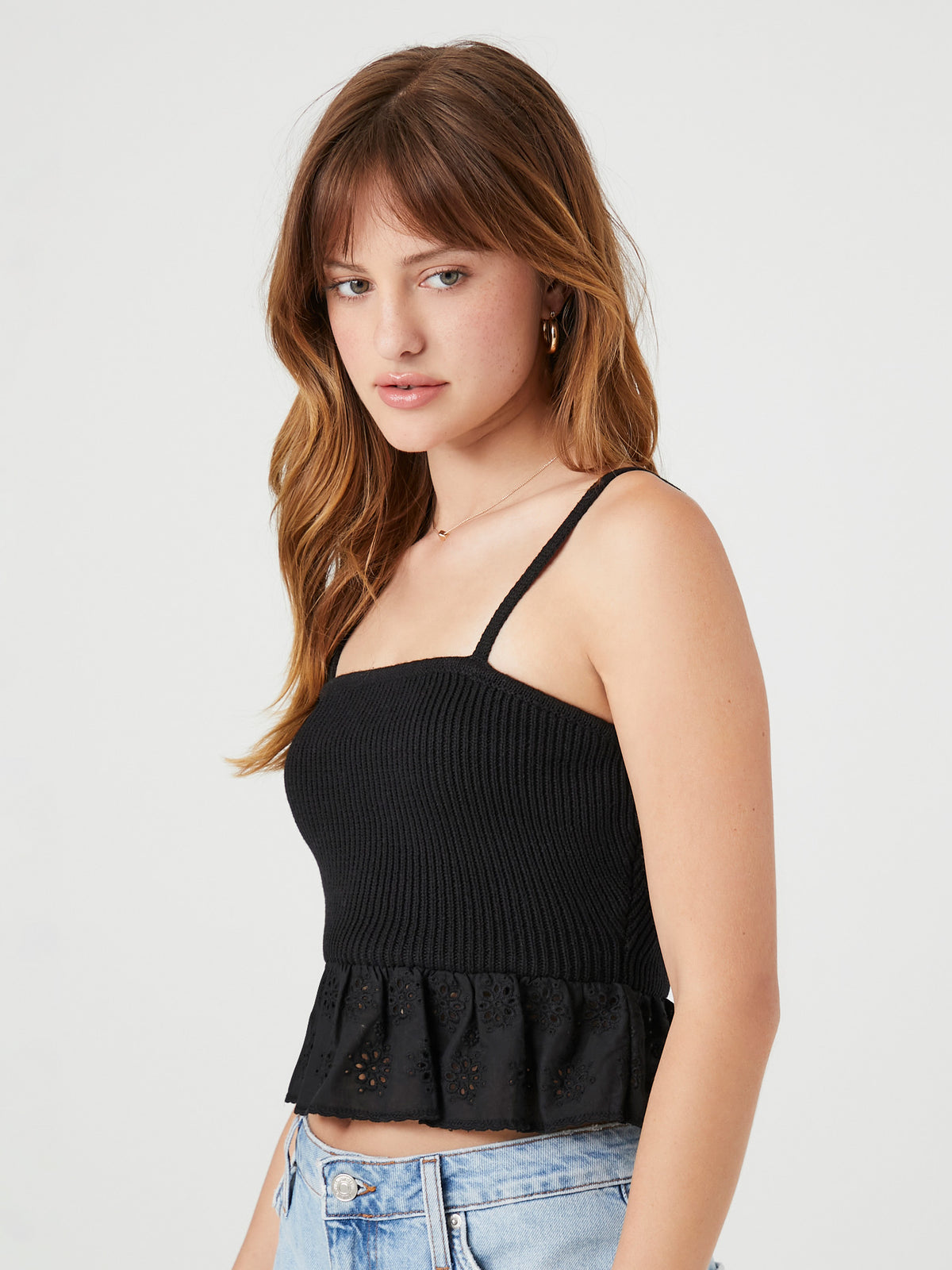 גופיית קרופ בשילוב פפלום