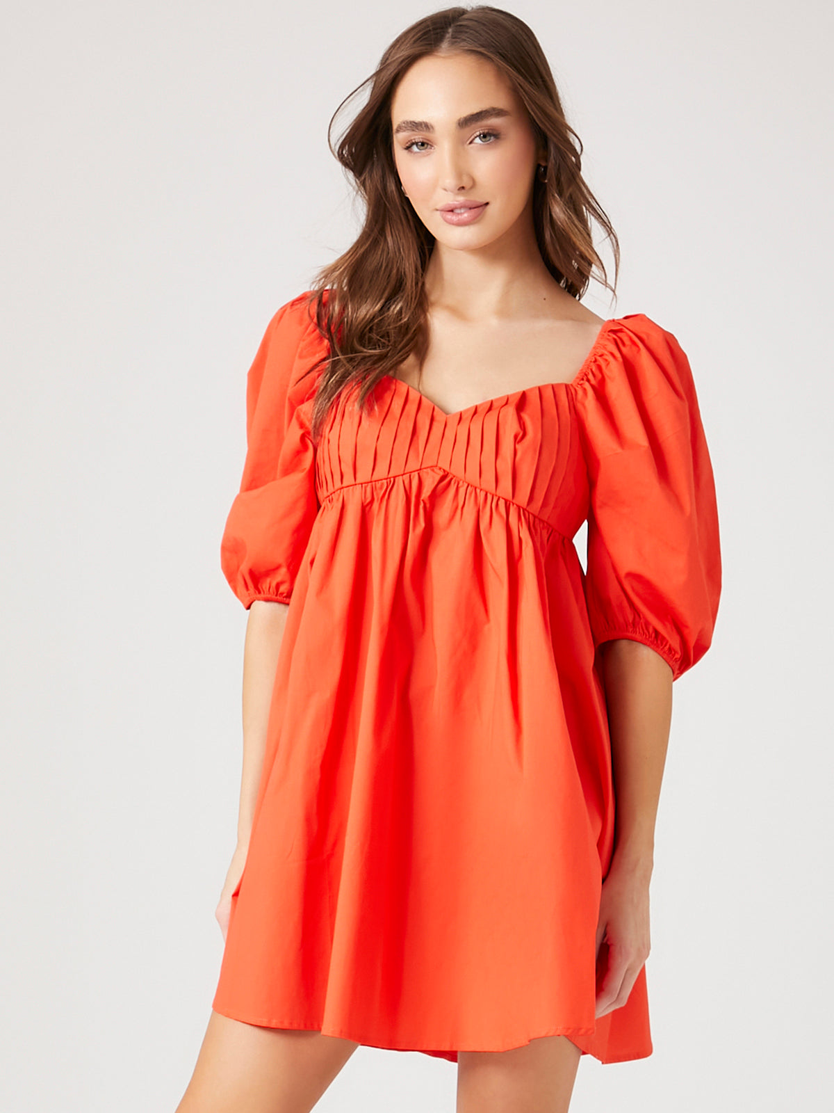 שמלת פופלין מתרחבת- FOREVER 21|פוראבר 21