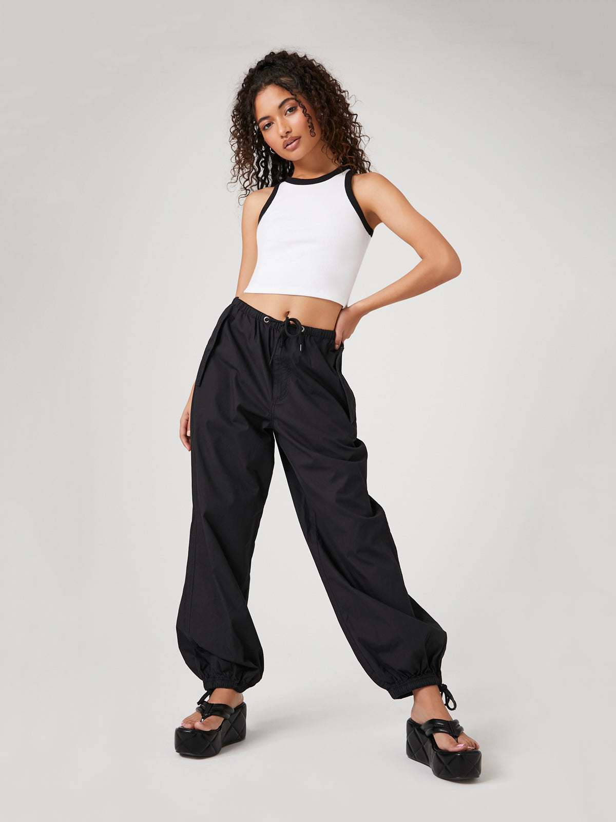 מכנסי JOGGER אוברסייז- FOREVER 21|פוראבר 21