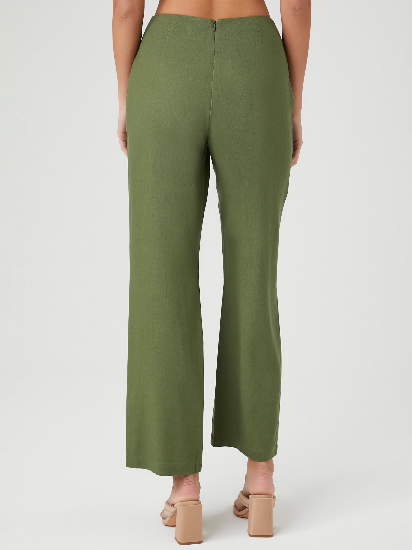 מכנסיים מחוייטים בגזרה ישרה- FOREVER 21|פוראבר 21