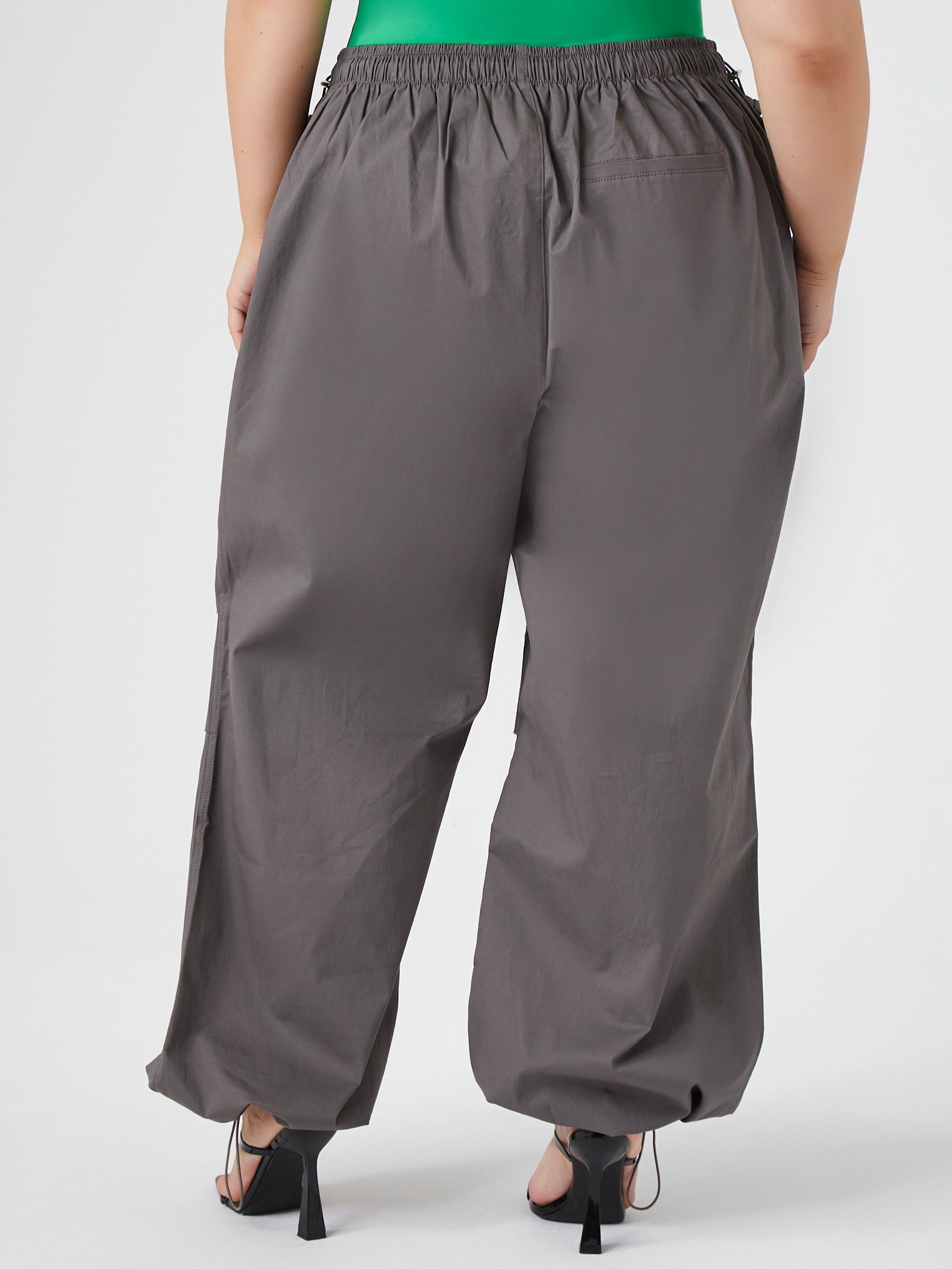 מכנסי דגמ'ח רחבים PLUS SIZE- FOREVER 21|פוראבר 21