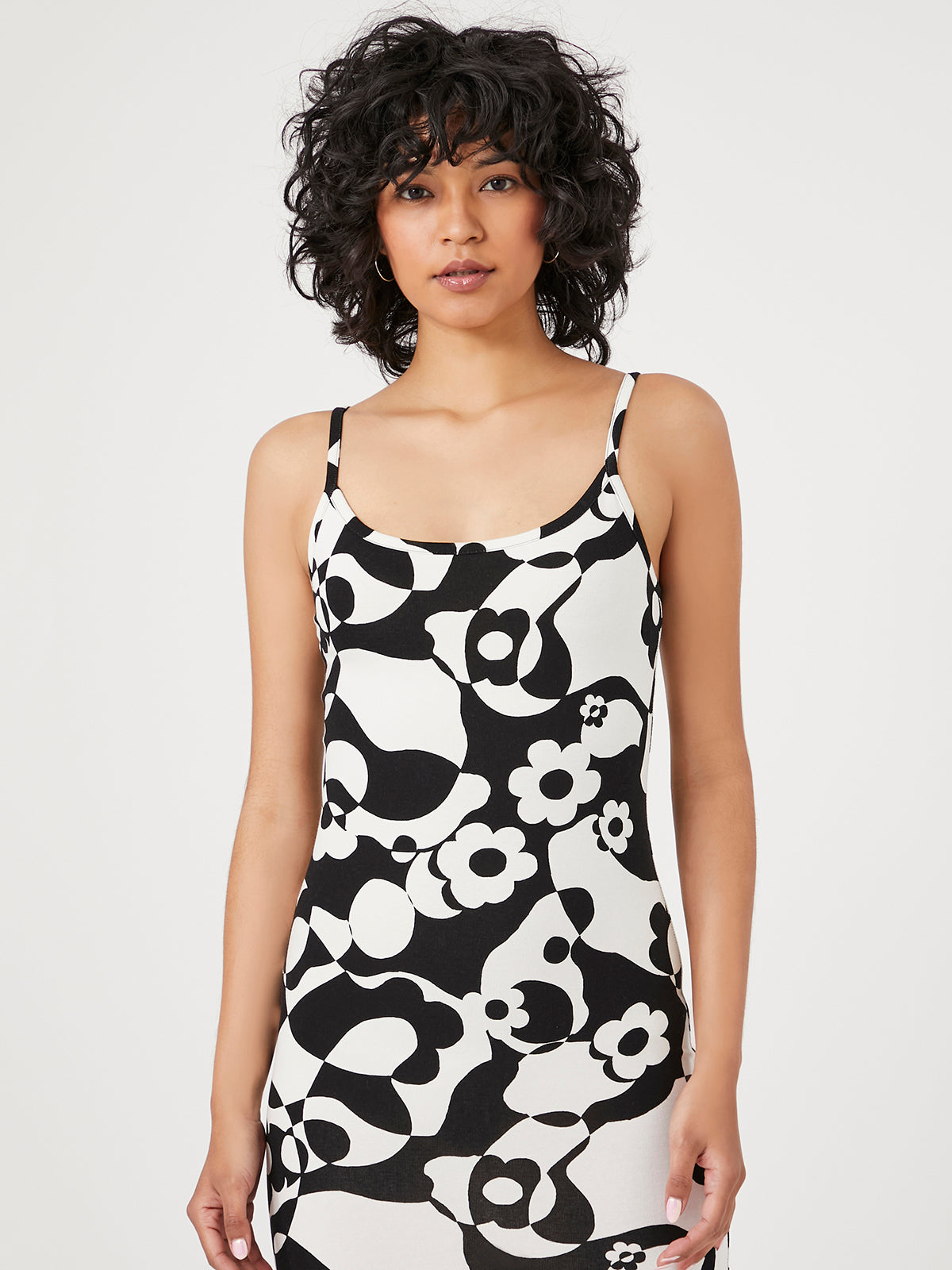 שמלת מיני פרחונית