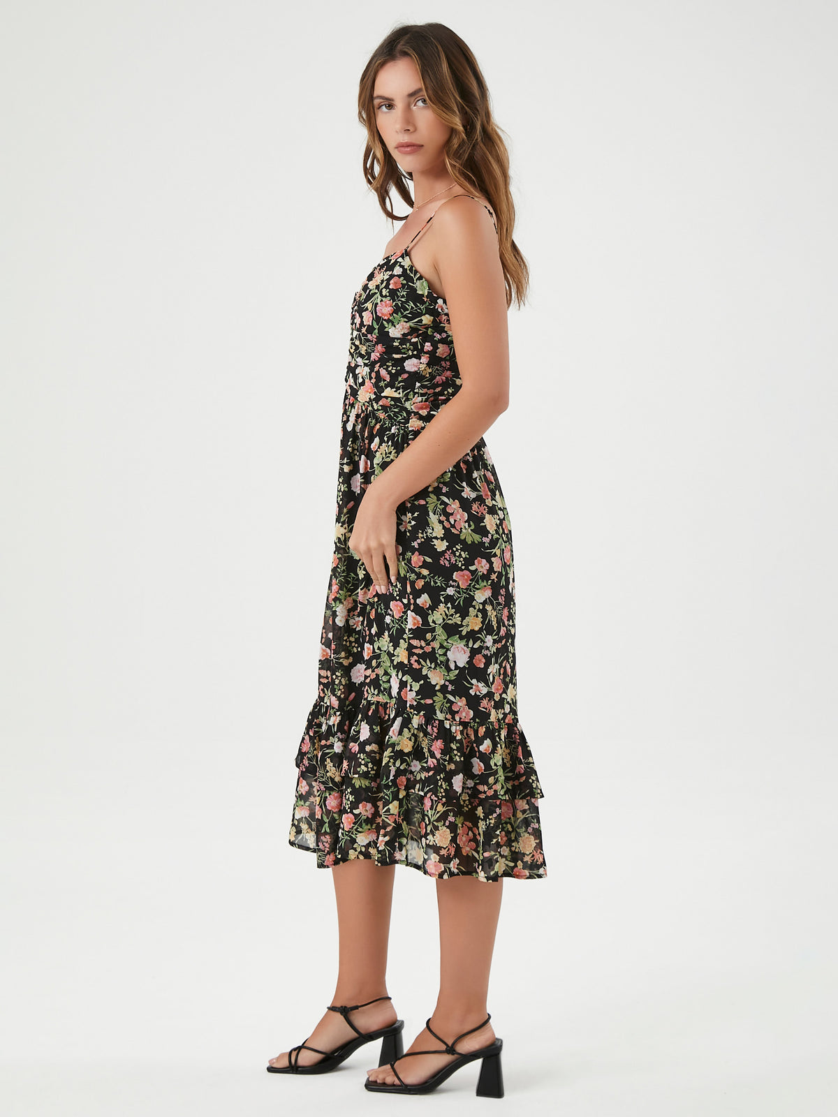 שמלת מידי פרחונית