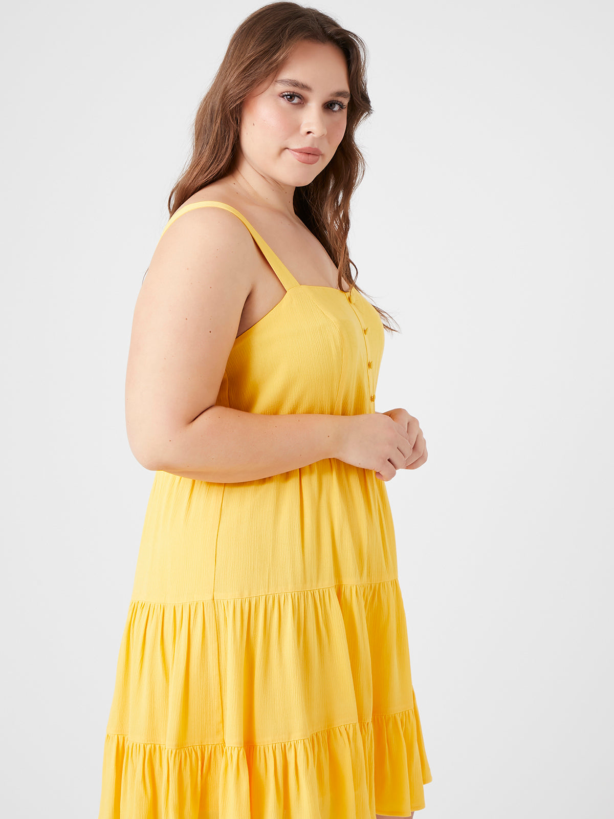 שמלת מיני קומות PLUS SIZE- FOREVER 21|פוראבר 21