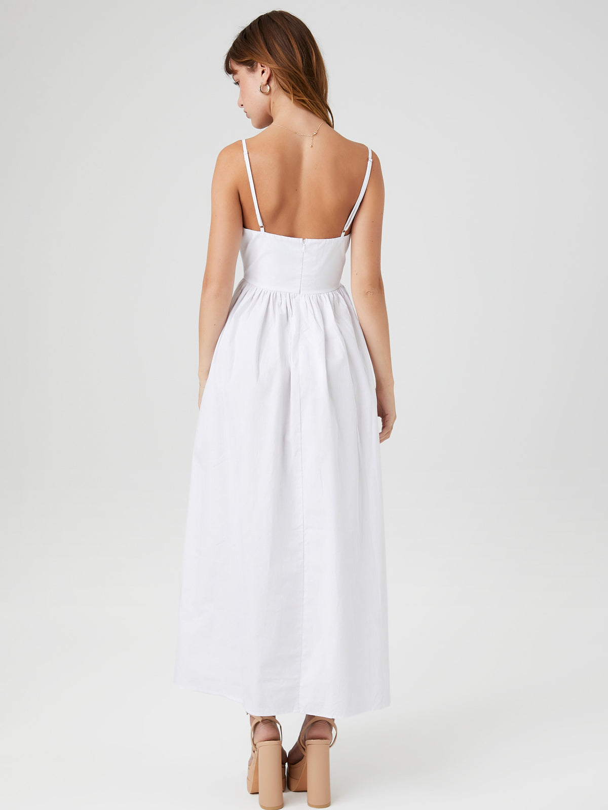 שמלת מקסי מכופתרת