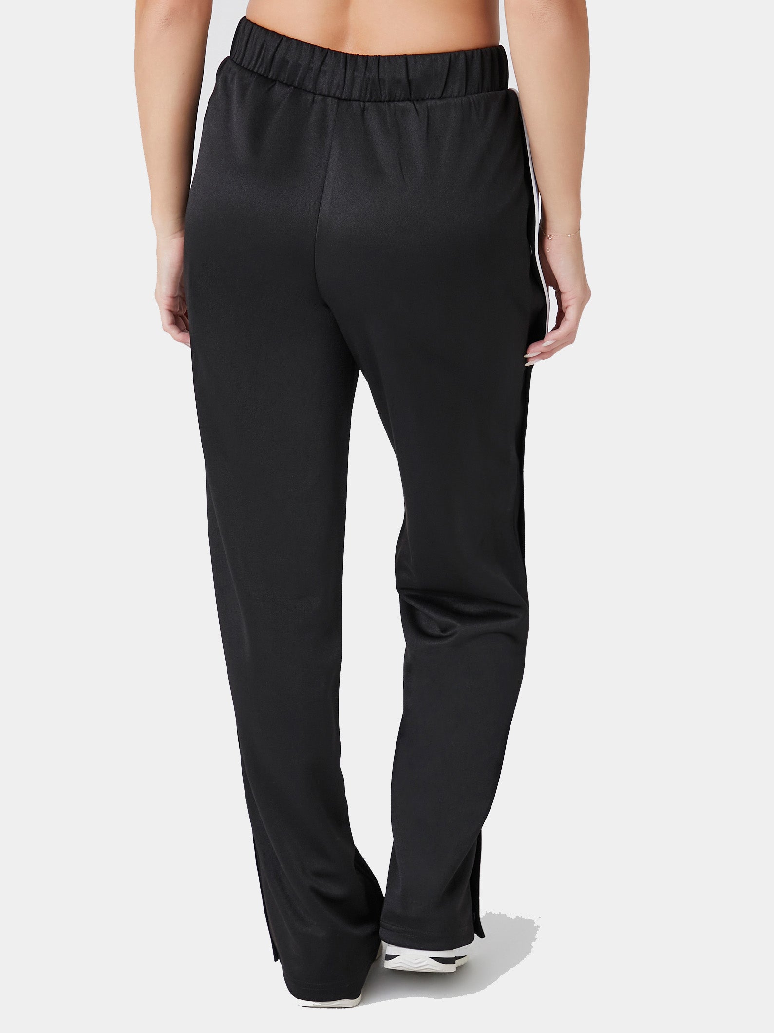 מכנסי קיט סרוגים עם פסי צד ורוכסני פתיחה- FOREVER 21|פוראבר 21