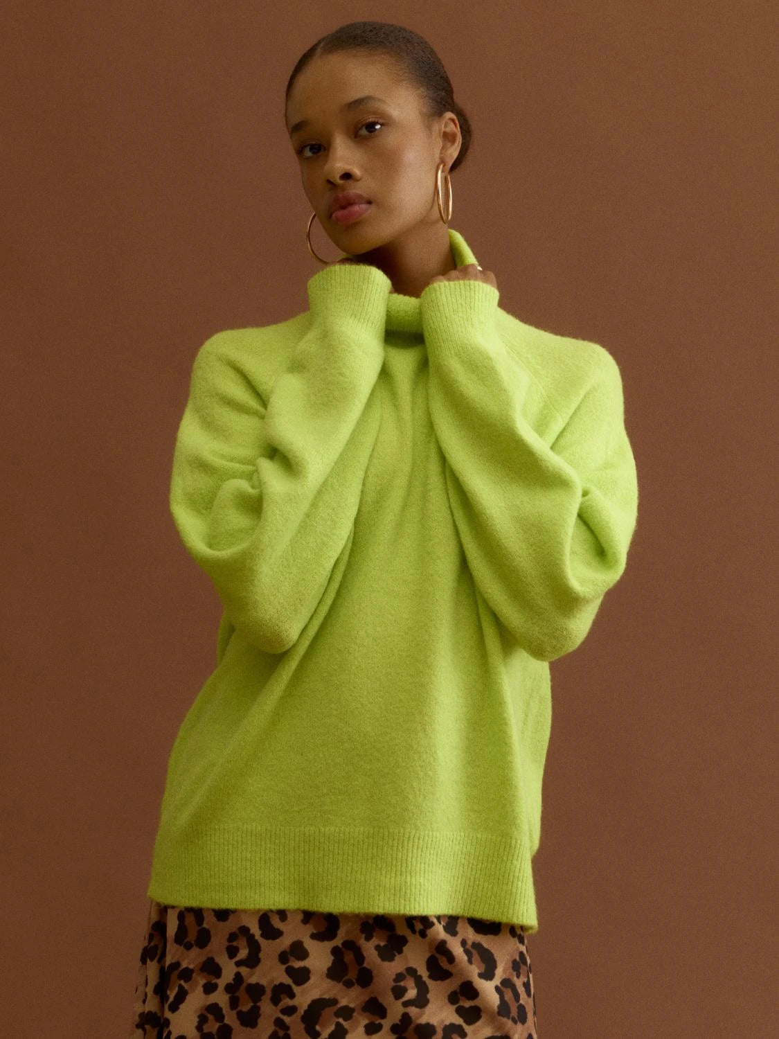 סריג צווארון גולף