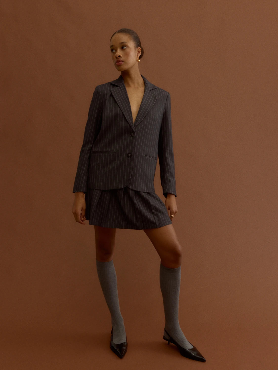 חצאית מיני פליסה