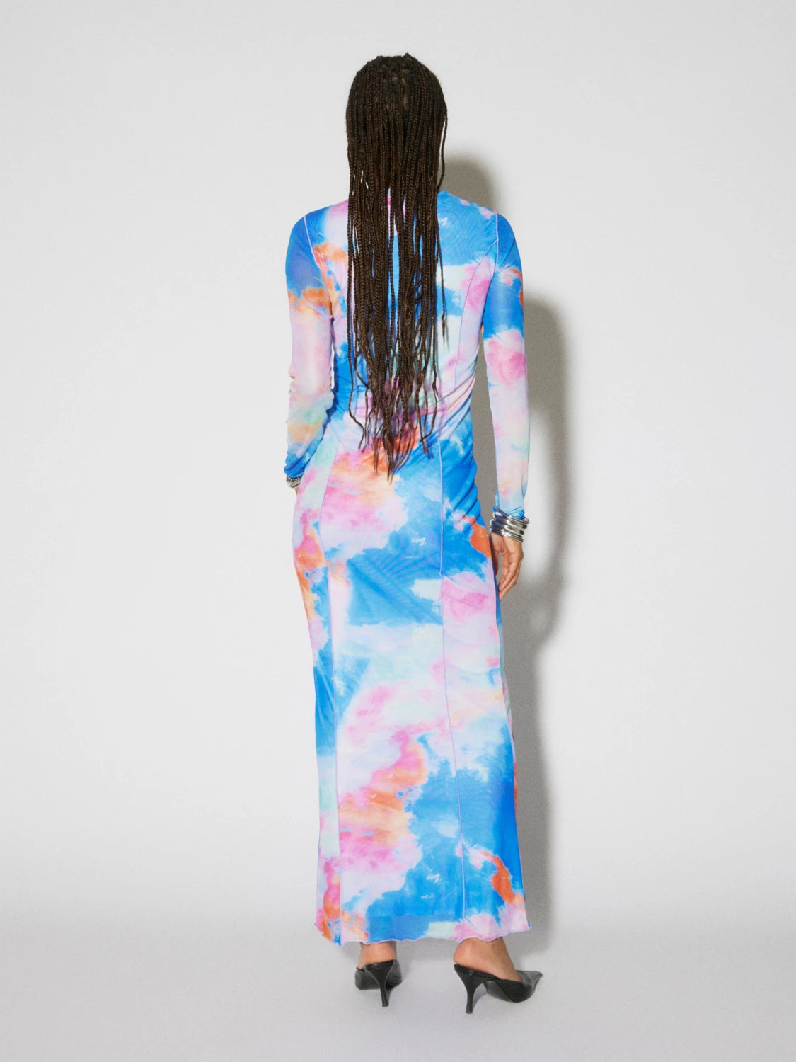 שמלת מש מקסי צבוענית