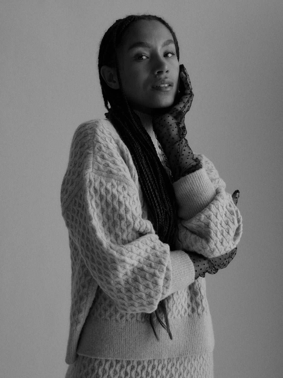 סריג עם צווארון גולף