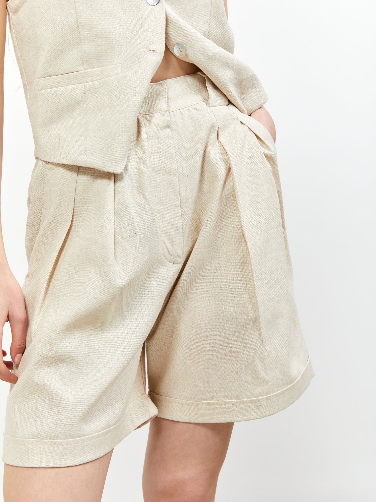 מכנסי ברמודה מחוייטים- Style River|סטייל ריבר