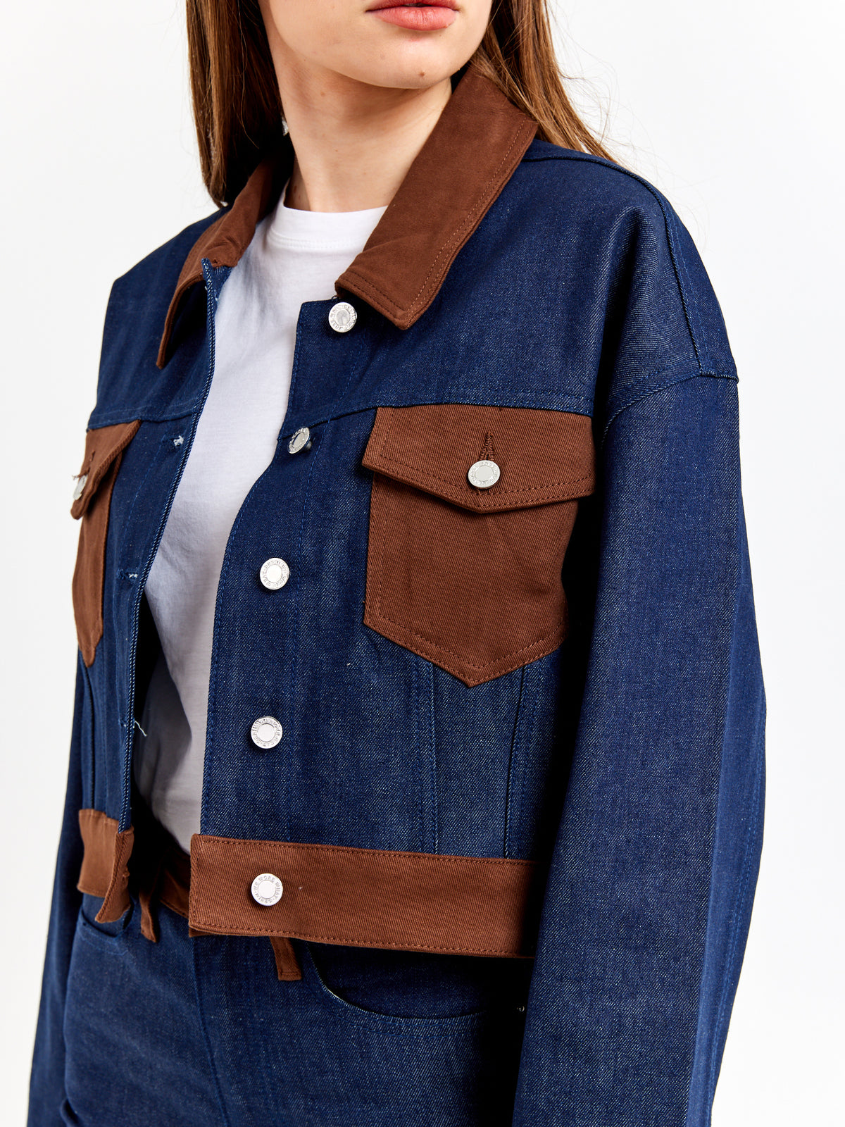 ג'קט ג'ינס COLORBLOCK