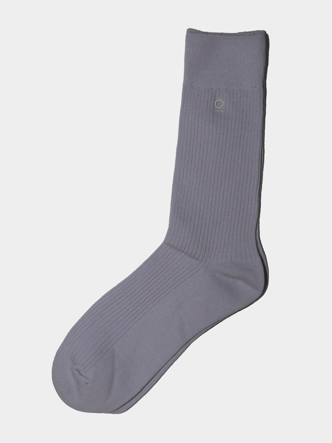 זוג גרבי חורף גבוהות עם ריקמה / סגול / נשים וגברים