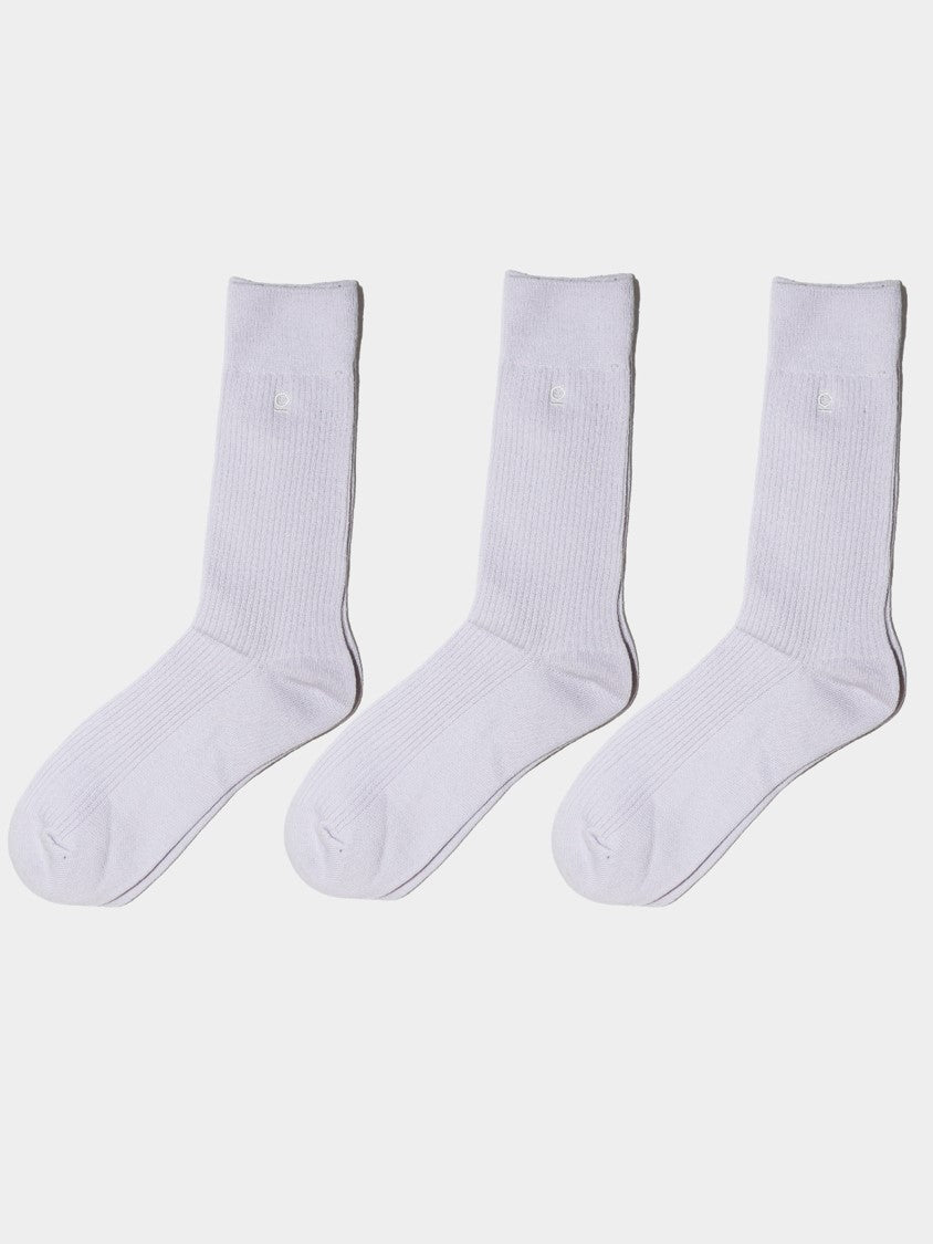 מארז 3 זוגות גרביים חורפיות / לבן / נשים וגברים