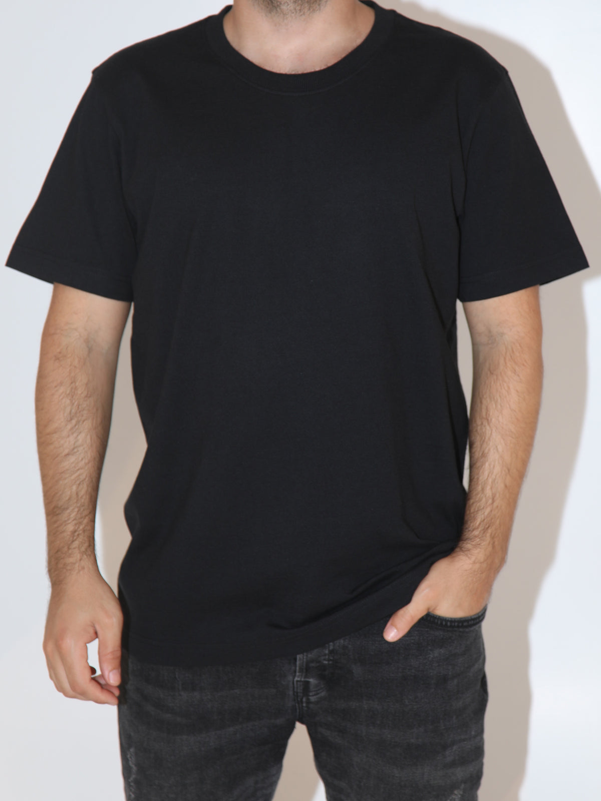 טישרט בייסיק קצרה 100% ממוחזרת / גברים