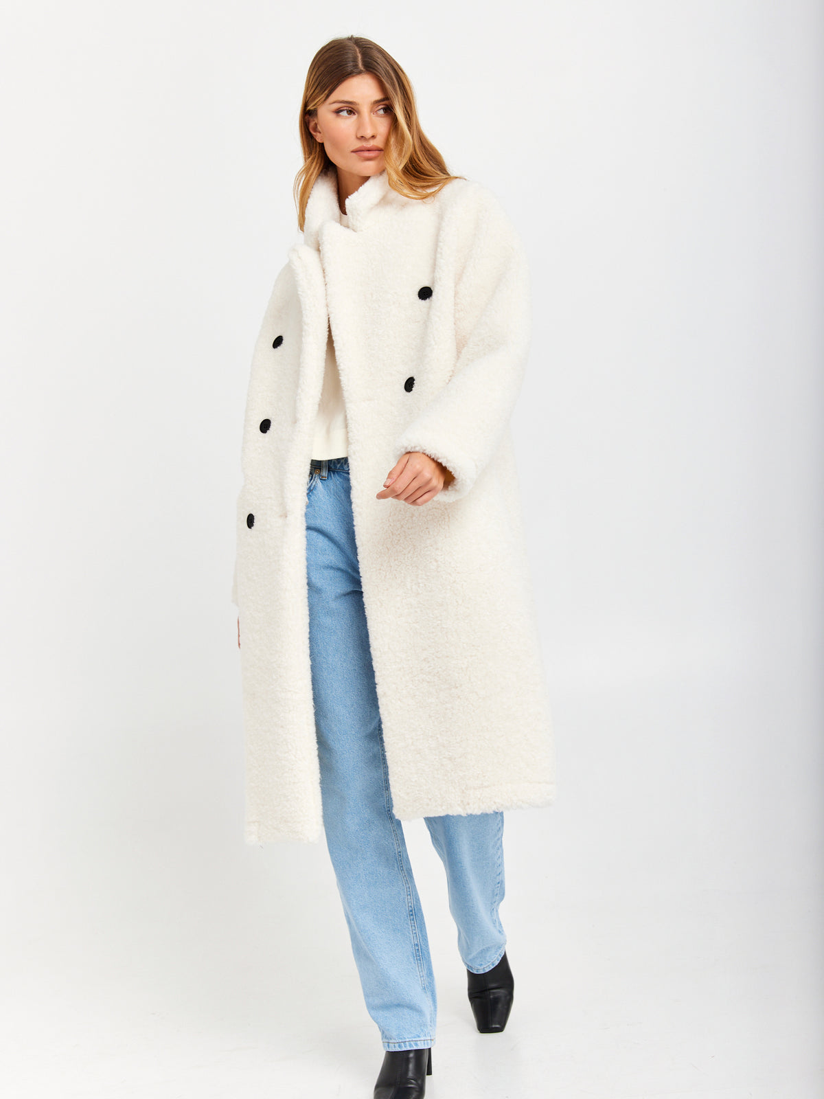 מעיל טדי ארוך