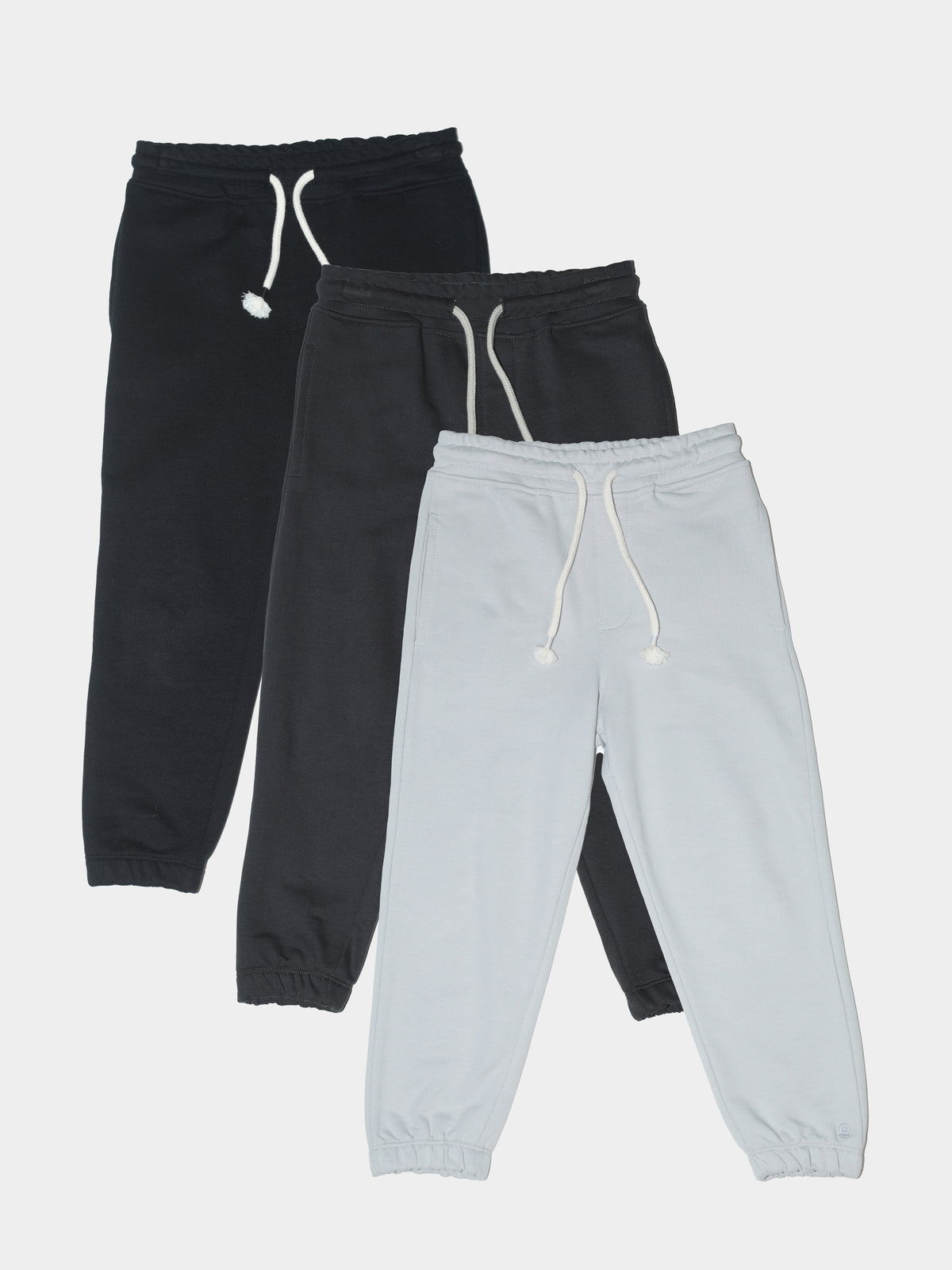 מארז 3 מכנסי טרנינג פרנץ׳ טרי / שחור / ילדים יוניסקס