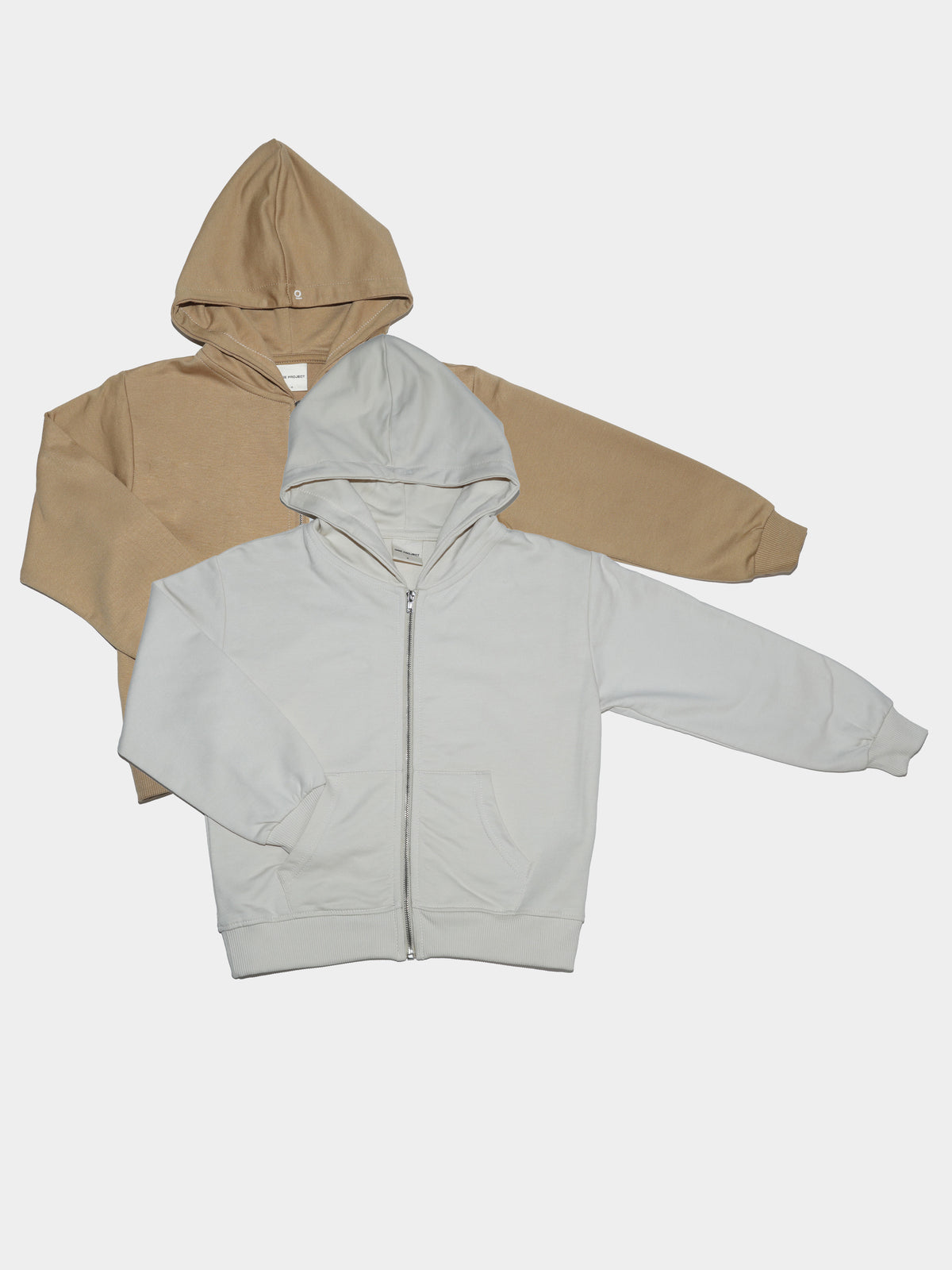 מארז 2 קפוצ׳ונים עם רוכסן / אבן / ילדים ותינוקות יוניסקס