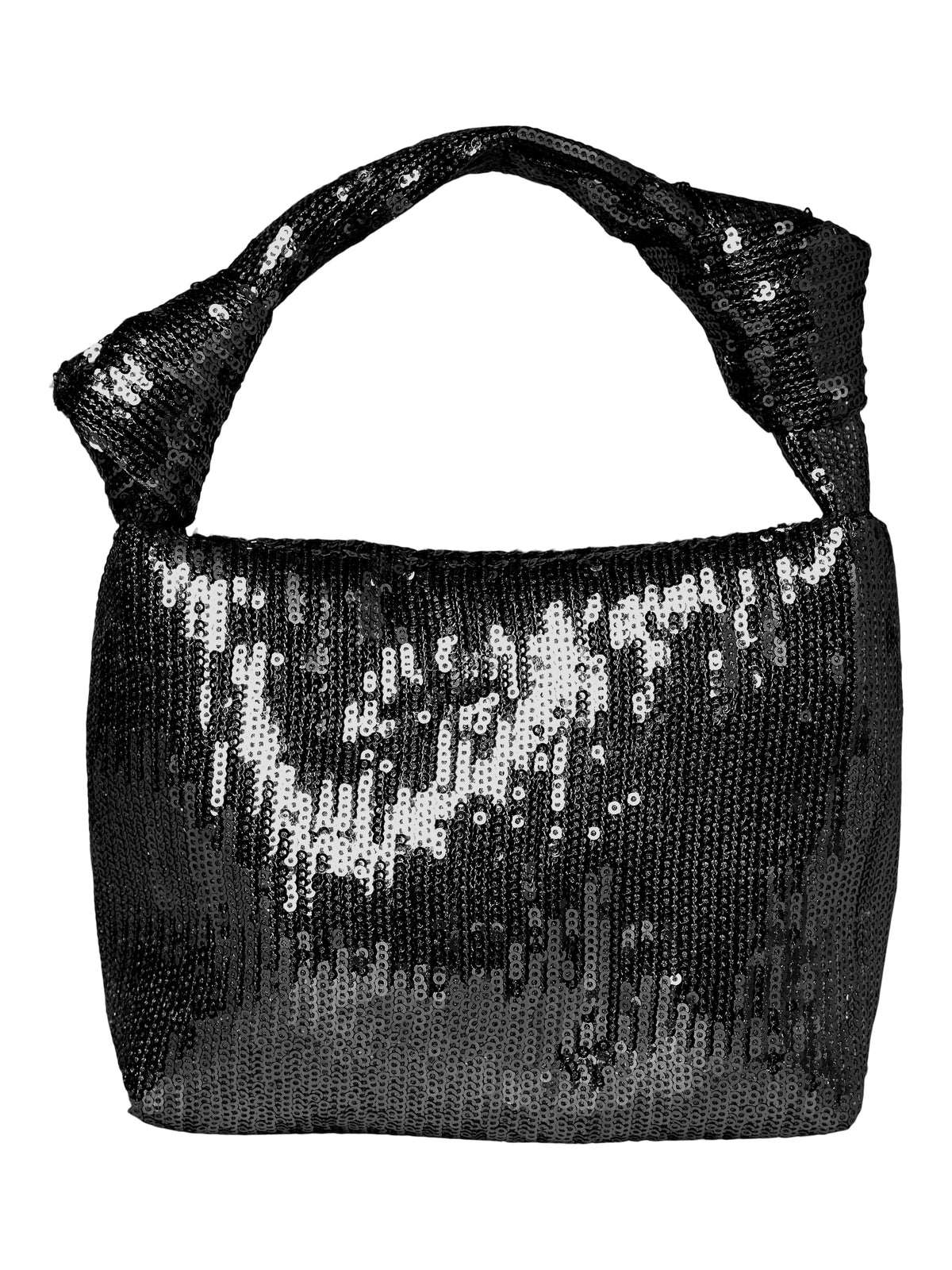 תיק יד כסוף מנצנץ