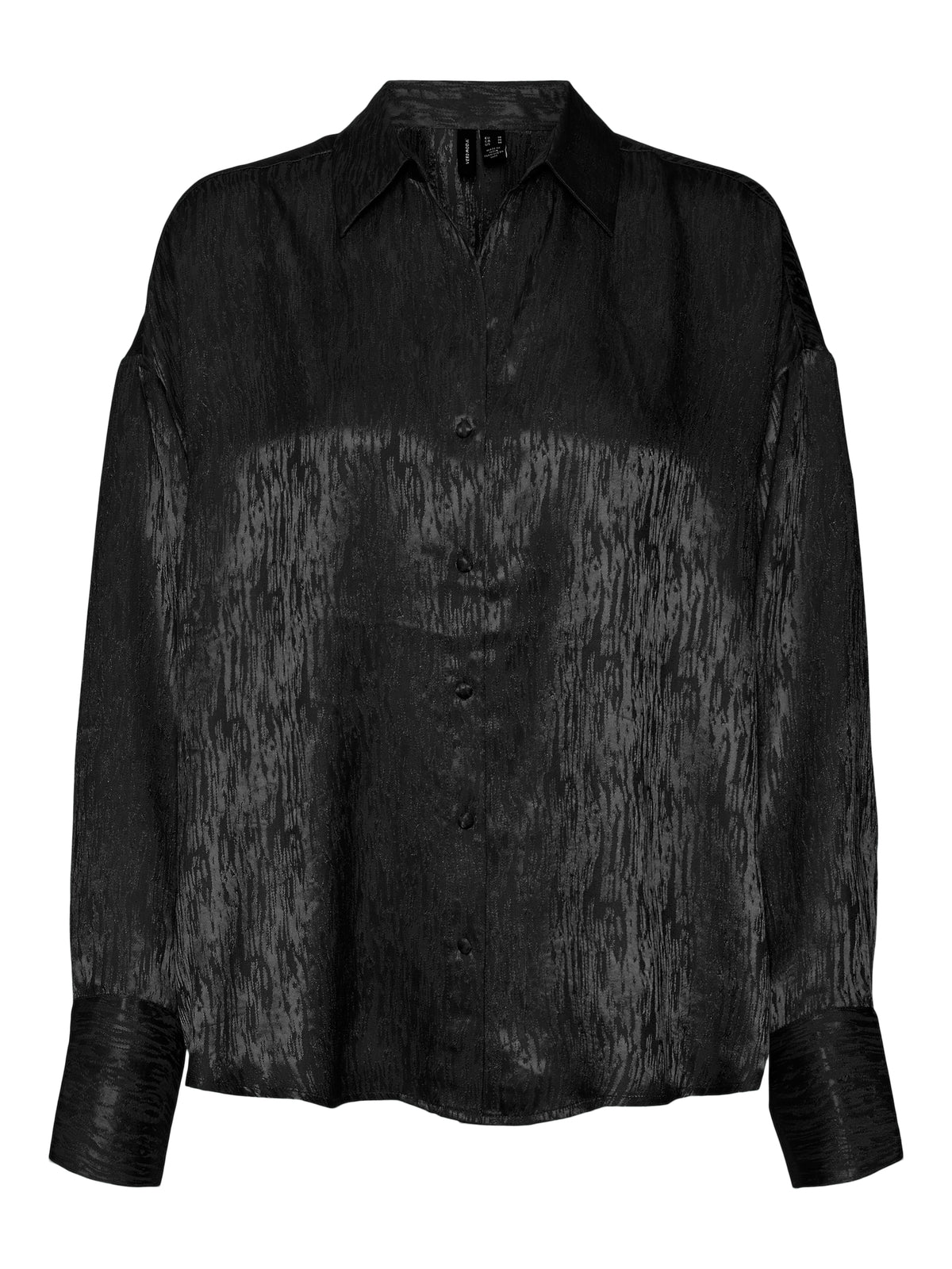 חולצה מכופתרת במראה מבריק