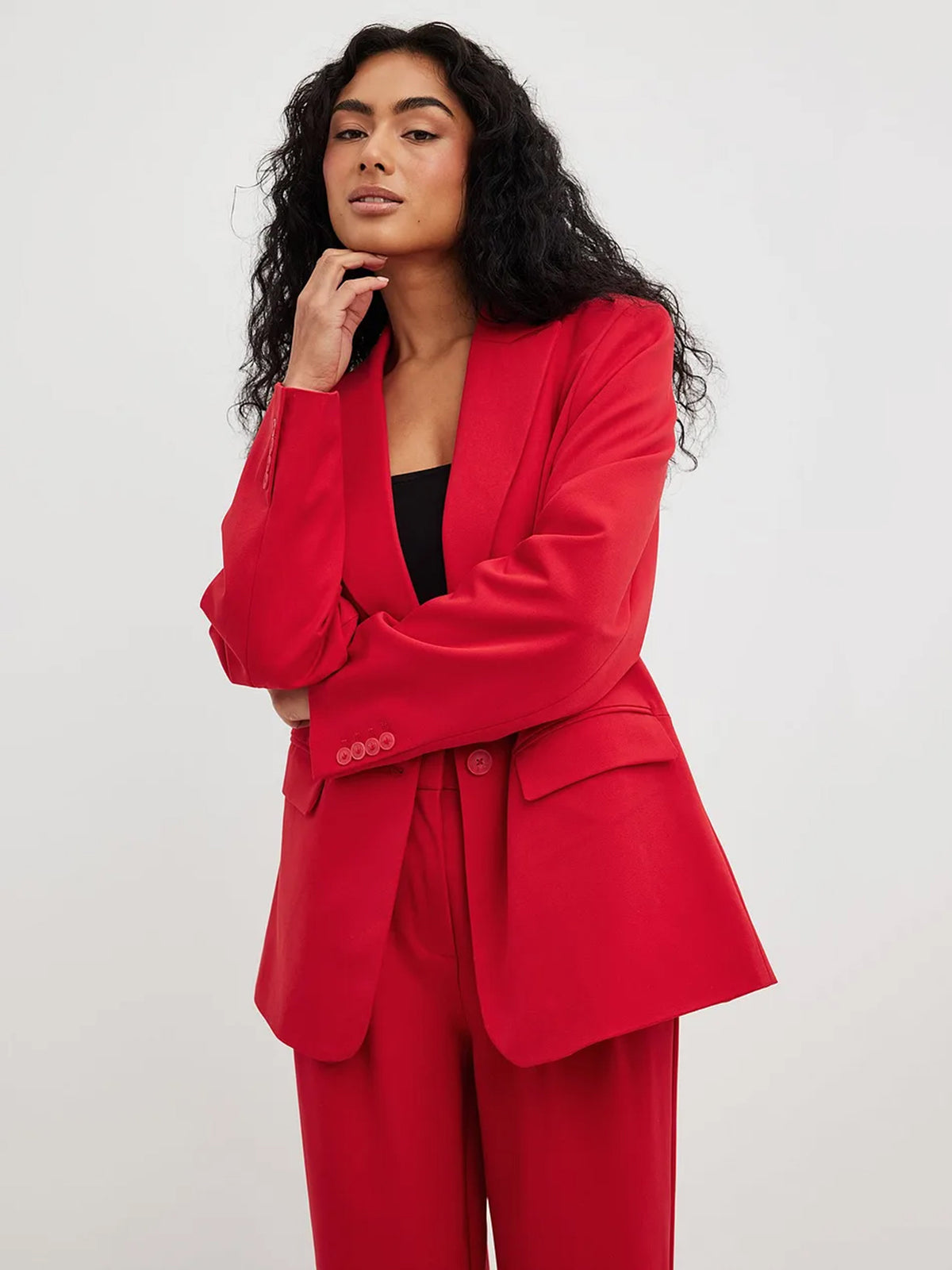 בלייזר בגזרת אוברסייז Janka Polliani x NA-KD