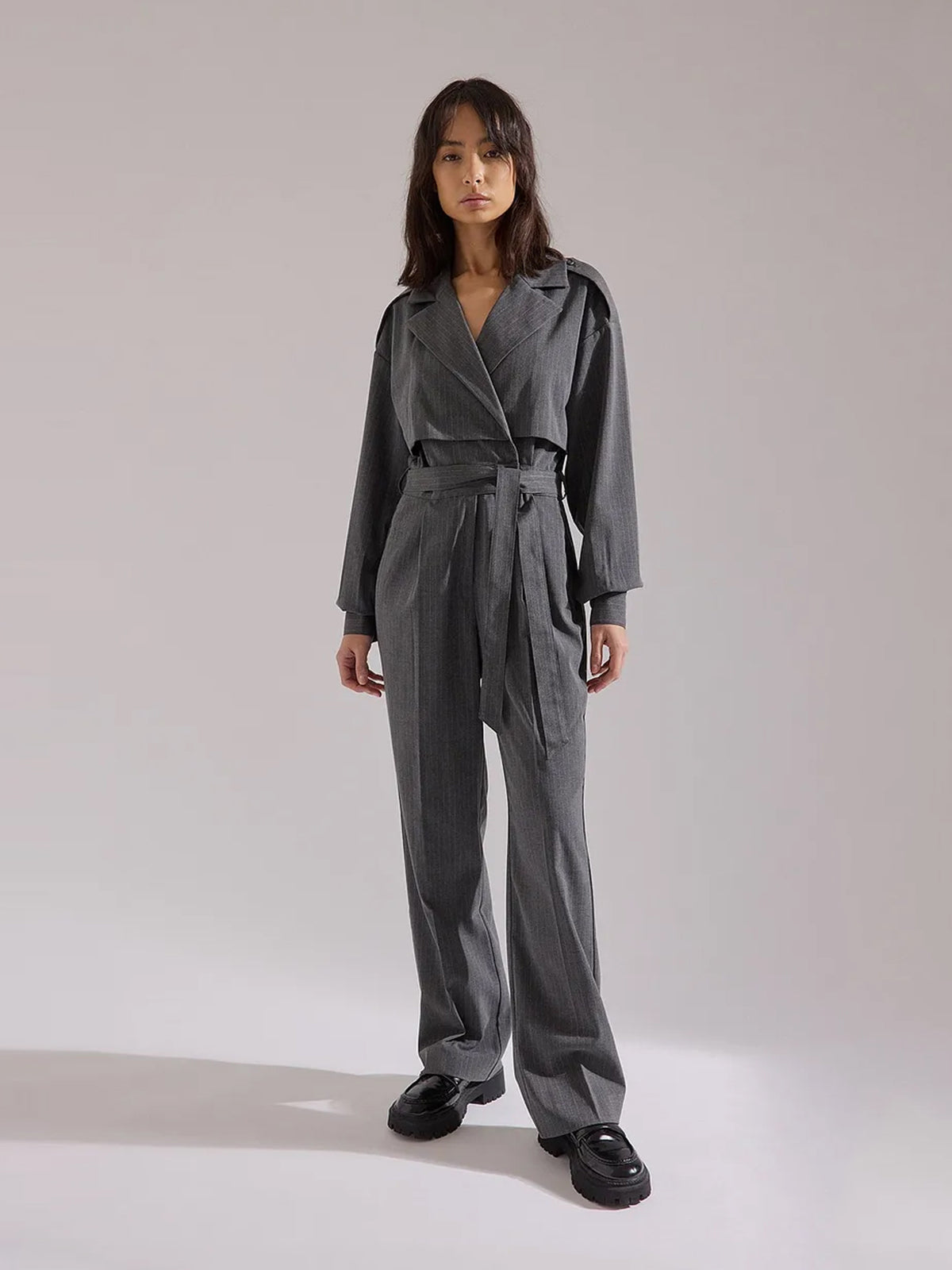 אוברול פסים VICTORIA WALDAU X NA-KD