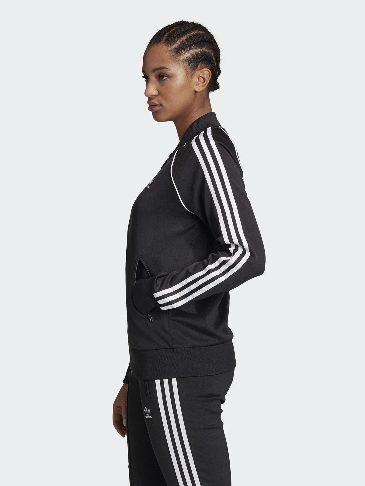 ג'קט מיני לוגו עם שלושה פסים- Adidas Originals|אדידס אוריג'ינלס