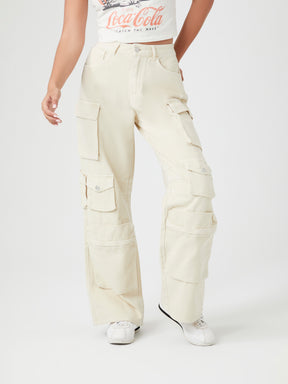 מכנסי דגמ'ח WIDE LEG