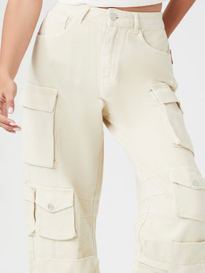 מכנסי דגמ'ח WIDE LEG