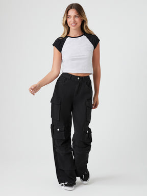 מכנסי דגמ'ח WIDE LEG