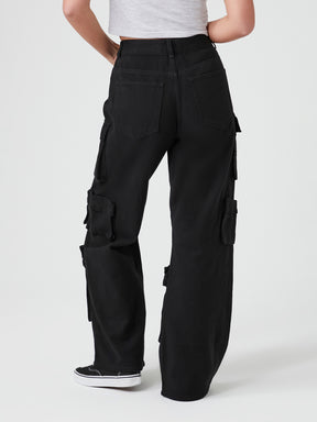 מכנסי דגמ'ח WIDE LEG