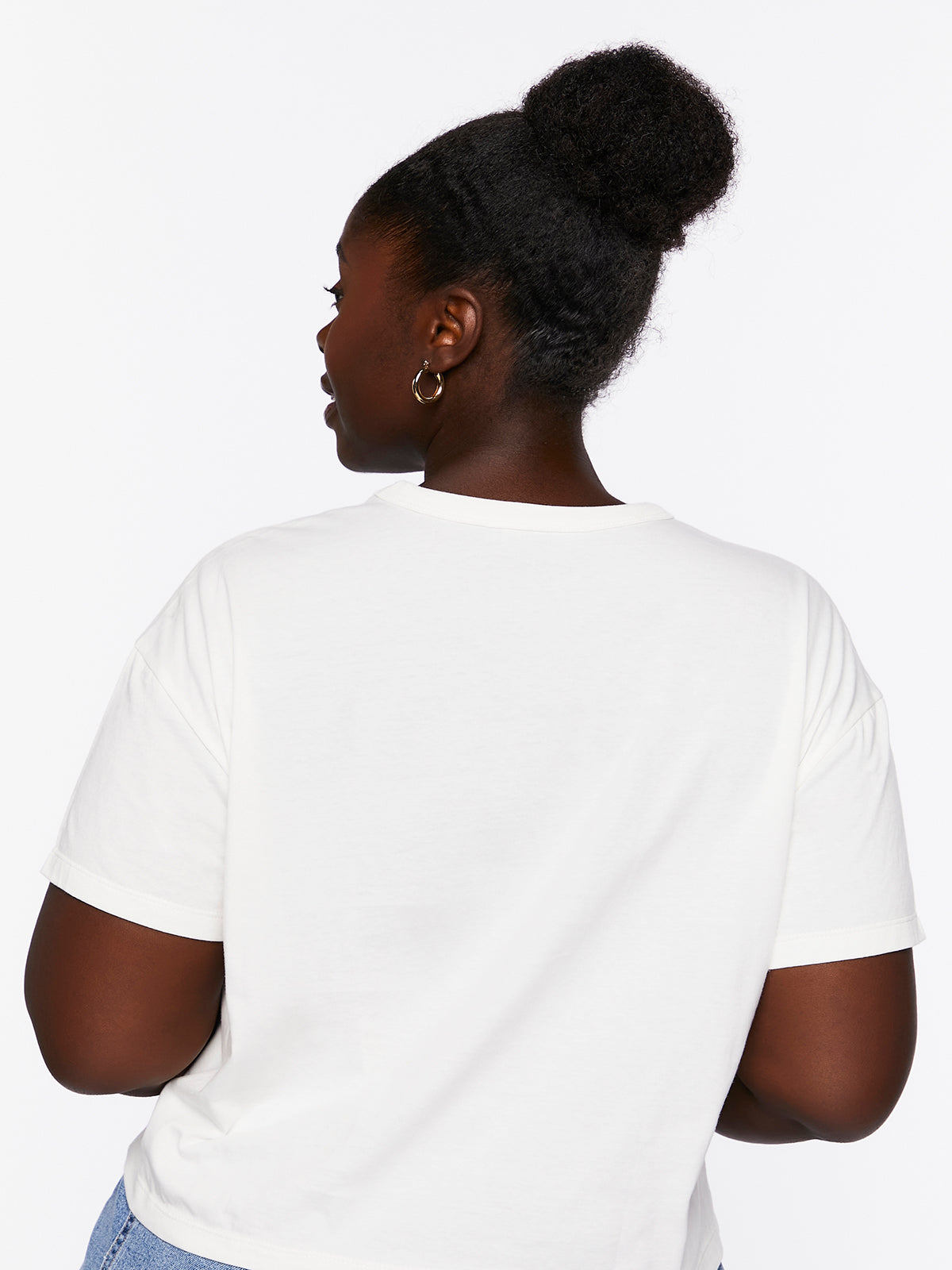 טישרט קרופ בייסיק PLUS SIZE- FOREVER 21|פוראבר 21