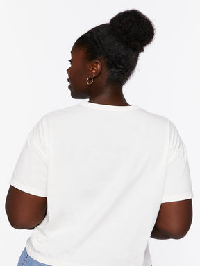 טישרט קרופ בייסיק PLUS SIZE