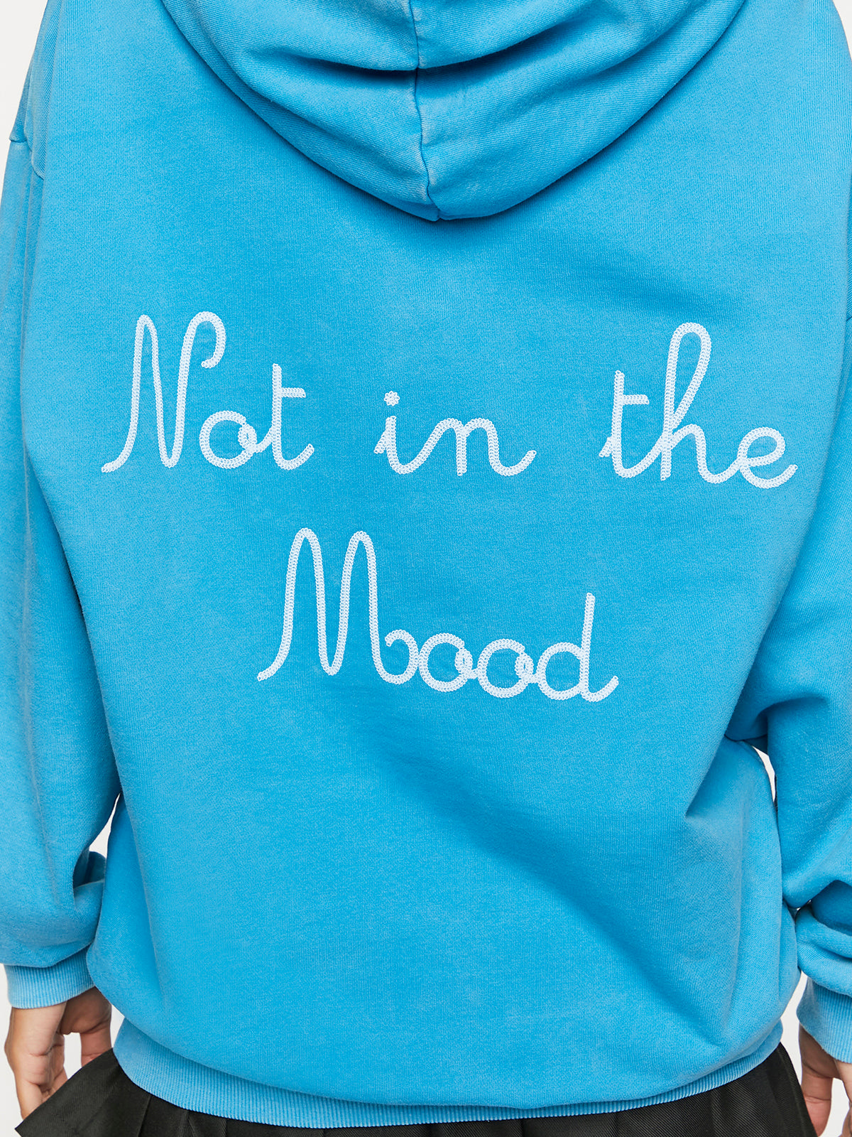 סווטשירט קפוצ'ון Not In The Mood- FOREVER 21|פוראבר 21