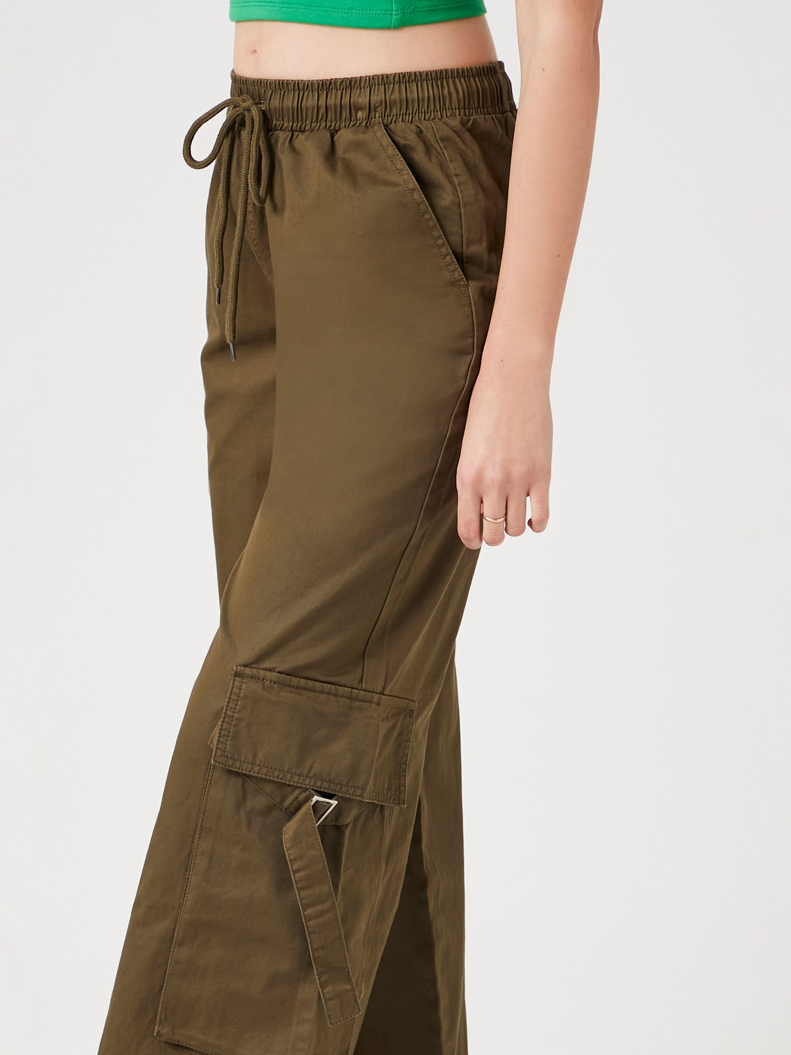 מכנסי דגמ'ח WIDE LEG- FOREVER 21|פוראבר 21