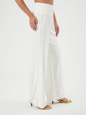 מכנסי WIDE LEG בשילוב חגורת מותן עבה
