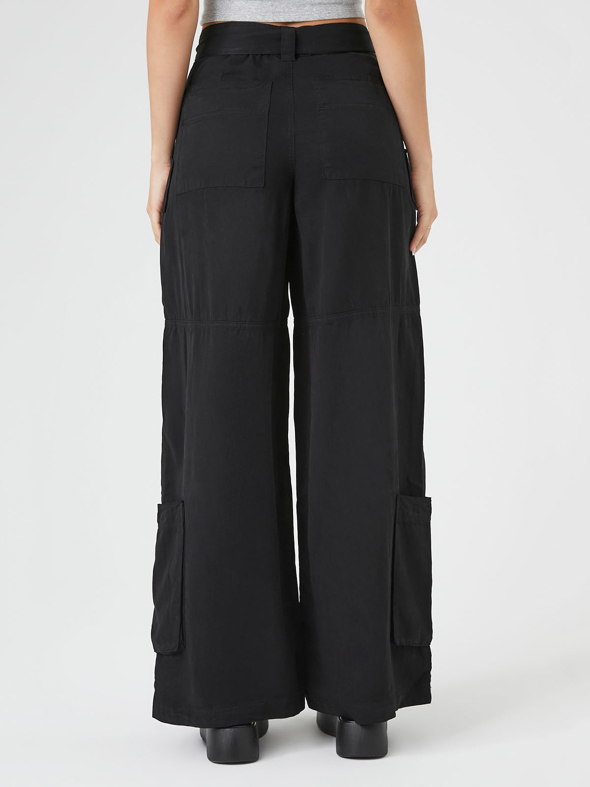 מכנסי דגמ'ח WIDE LEG- FOREVER 21|פוראבר 21