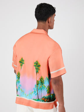 חולצת הוואי בהדפס טרופי