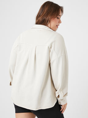 ז'קט פרנץ' טרי PLUS SIZE