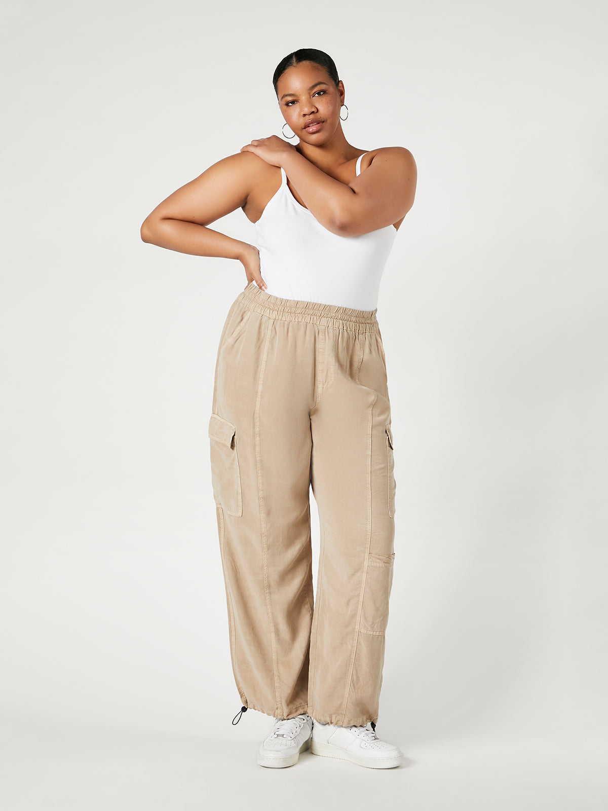 מכנסי JOOGER PLUS SIZE- FOREVER 21|פוראבר 21