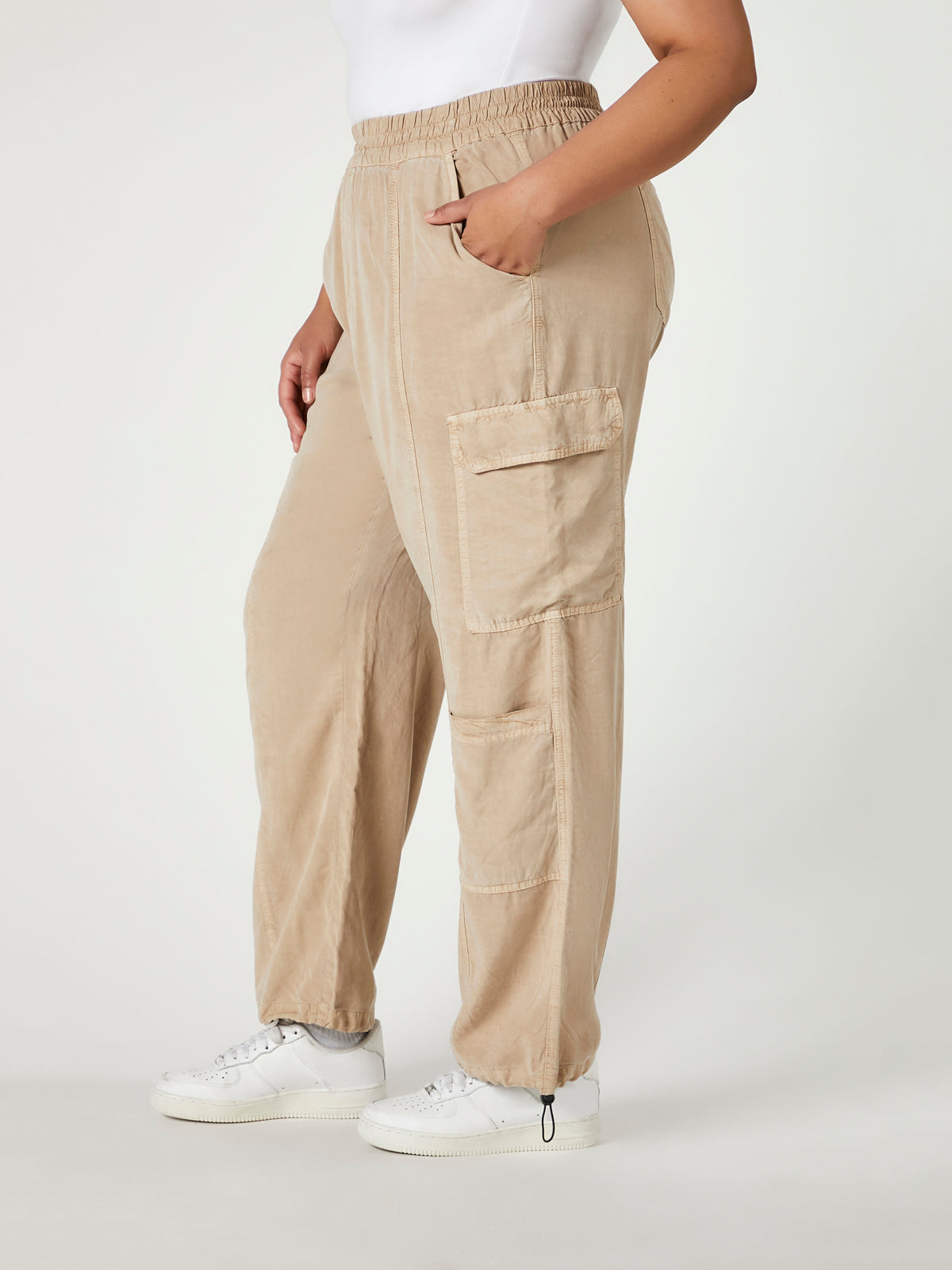 מכנסי JOOGER PLUS SIZE- FOREVER 21|פוראבר 21