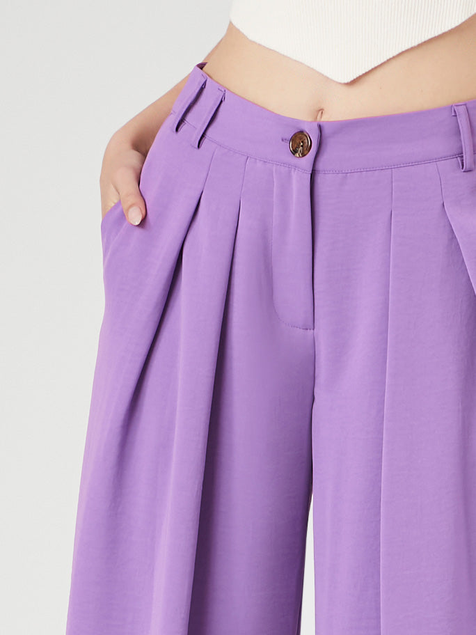 מכנסיים מחוייטים WIDE LEG- FOREVER 21|פוראבר 21