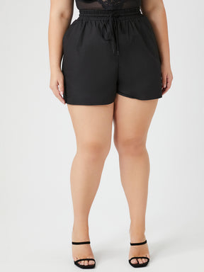 שורט בגזרה גבוהה PLUS SIZE