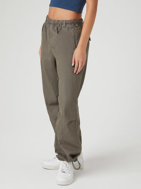 מכנסי WIDE LEG בשילוב גומי