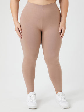 טייץ בשילוב כותנה אורגנית PLUS SIZE